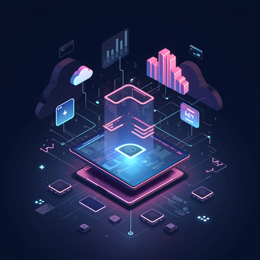 Digital transformation illustration